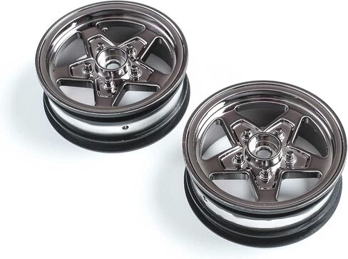 Losi Front Wheel Black Chrome 2 22S Drag LOS43049 RC Tire in Saudi Arabia