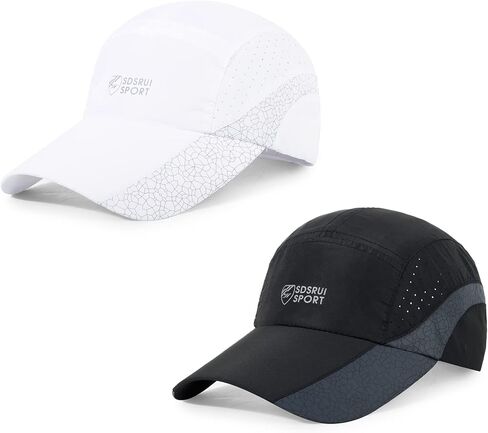 قطعتان من قبعة الجري للنساء والرجال قبعة بيسبول سريعة الجفاف للحماية من الأشعة فوق البنفسجية في الهواء الطلق in Kuwait