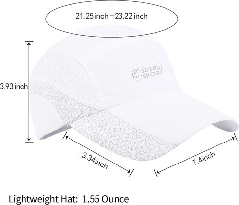 قطعتان من قبعة الجري للنساء والرجال قبعة بيسبول سريعة الجفاف للحماية من الأشعة فوق البنفسجية في الهواء الطلق in Kuwait
