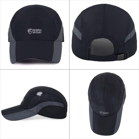 قطعتان من قبعة الجري للنساء والرجال قبعة بيسبول سريعة الجفاف للحماية من الأشعة فوق البنفسجية في الهواء الطلق in Kuwait