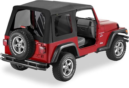 Bestop 5562915 Black Denim Supertop Classic Replacement Skins For 1997-2006 Wrangler in Saudi Arabia
