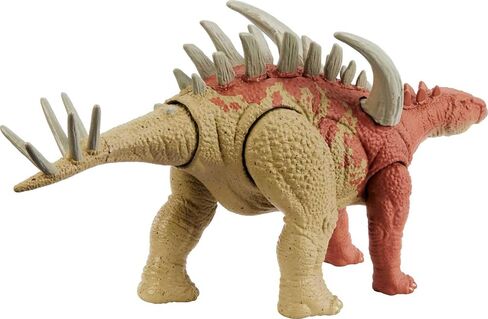 Mattel Jurassic World Strike Attack Dinosaur Toy, Gigantspinosaurus Action Figure with Movable Joints & Strike Motion in Saudi Arabia