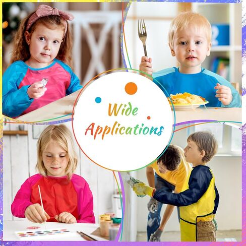 مآزر رسم للأطفال مقاومة للماء للأطفال الصغار مع 3 جيوب لعمر 3-7 سنوات in Kuwait
