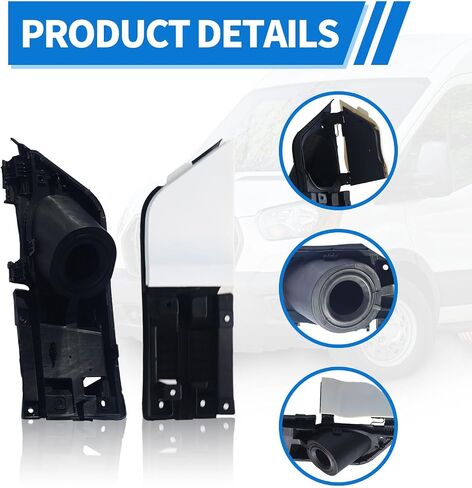 Fuel Door Housing for Ford Transit Vans 150 250 350(HD) 2015-2024, Fuel Gas Filler Door Pocket Hinge Tank Accessories, Replace OEM # CK4Z-5427936-A, CK4Z-5427936-J, CK4Z-5427936-F in Saudi Arabia