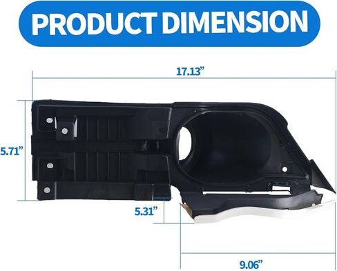 Fuel Door Housing for Ford Transit Vans 150 250 350(HD) 2015-2024, Fuel Gas Filler Door Pocket Hinge Tank Accessories, Replace OEM # CK4Z-5427936-A, CK4Z-5427936-J, CK4Z-5427936-F in Saudi Arabia