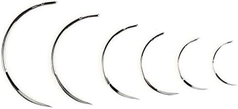 10Pcs Veterinary Suture Needles for Animal Surgical Needle and Fur Sew Tool, Machine Needles, Sewing Machine Needles in Saudi Arabia