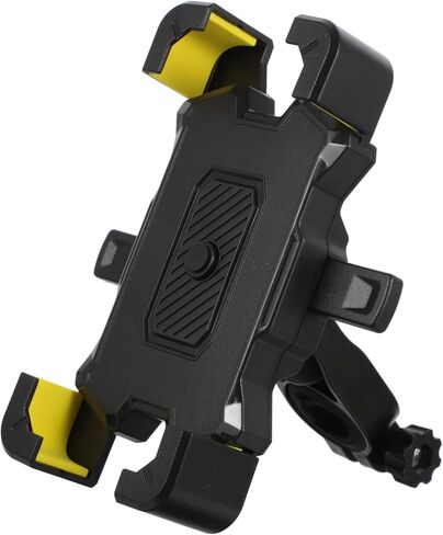 Adjustable Motorcycle Phone Holder Mount Upgraded Handlebar Clamp Secure Scooter Phone Clip Compatible with S22 Ultra and More in Kuwait