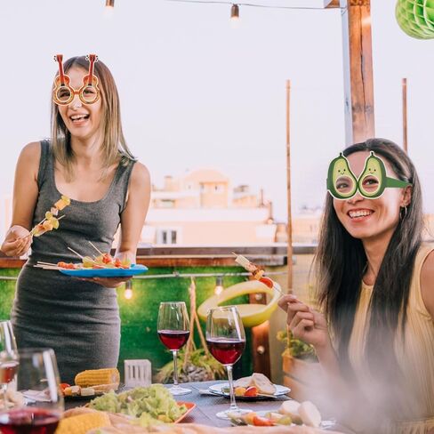 12 قطعة من زخارف حفلات العيد المكسيكية، سينكو دي مايو ورقة النظارات الصبار الفلفل الحار بينياتا in Kuwait