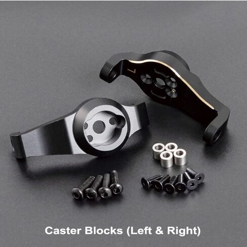TRX4 Brass Counterweight Black Coating Portal Axle Housing for 1/10 RC Crawler TRX6 TRX4 Upgrade Parts (8 in 1 Set) in Saudi Arabia