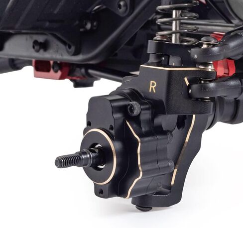 TRX4 Brass Counterweight Black Coating Portal Axle Housing for 1/10 RC Crawler TRX6 TRX4 Upgrade Parts (8 in 1 Set) in Saudi Arabia