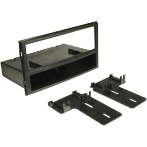 Scosche KA2064B Compatible with 2005-10 Kia Sportage DIN w/Molded Pocket Dash Kit Black