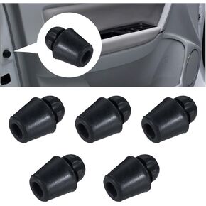Car Door Bumper Shock Absorbers, Rubber Slam Stoppers, Door Side Protector Buffer Pads, Front Rear Door Soundproof Guard Cushion, Car Accessories for Most Cars Trucks SUVs (5PCS)