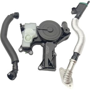 Engine Crankcase Vent Valve Oil Separator Breather Hose Tube Kit Fit for Audi 2.0T 1.8T Q5 A6 A5 A4/Quattro 06H103495AE 06H103495AK 06H103495J 06H103495AC 06H103495AH