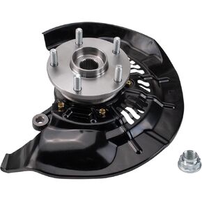TRQ Front Left Steering Knuckle Compatible with 10-15 Lexus RX350 RX450h 08-17 Highlander