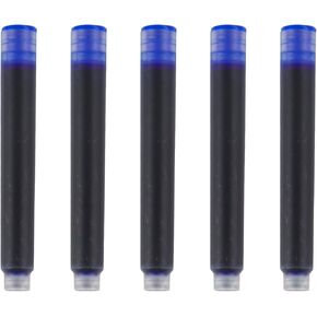 50PCS Fountain Pen Ink Refills Inks Pen Cartridges, Sets for Hongdian, 3.4 mm Bore Diameter Fountain Pen Ink Cartridge Recambios de Tinta para Estilográfica Blue