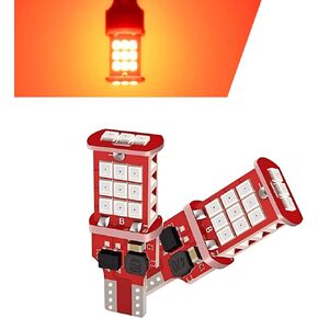 Pack-2 T15 Car LED Brake Light, 4.5W Waterproof Vehicle Reversing Light, 360 Degrees All-round Lighting, Universal Motorcycle Lighting Bulb Replacements for Truck SUV Car (White Light)