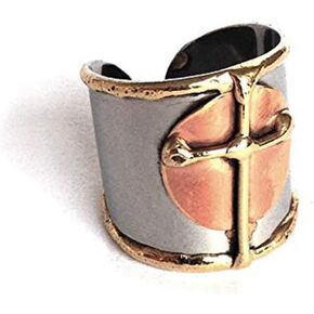 Mixed Metal Cuff Ring