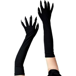 Chendvol Men's and Women's Long Nail Gloves Cosplay Demon Ghost Witch Devil Paw
