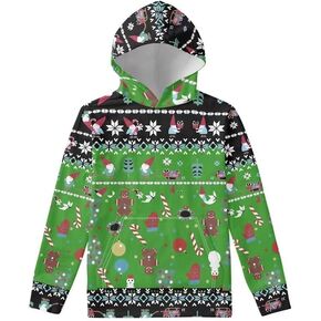 Cumagical Kids Fashion Sweatshirt with Pocket Boys Girls Christmas Hoodie Pullover Long Sleeve
