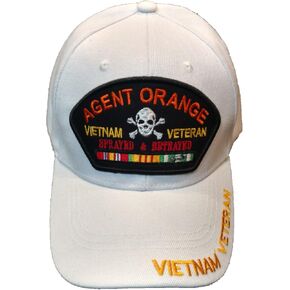 قبعة العميل البرتقالي للمحاربين القدامى في فيتنام باللون الأبيض in Kuwait