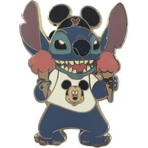 Disney Pins - Walt Disney World - "Tourist Stitch with Ice Cream"
