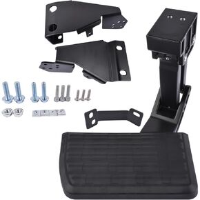 Rear Bed Step 7532801A Replacement for Ford F150 2021 2022 2023 Truck Bed Side Step Retractable Bumper Tailgate Step Folding Truck Step 75328-01A Mustrod