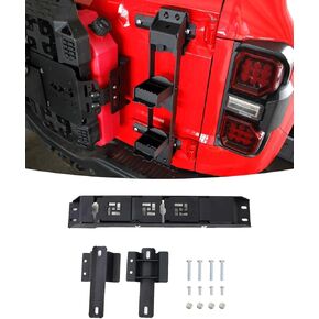 Tailgate Ladder Hinge Step Roof Access Compatible with 2021-2024 Ford Bronco Rear Door Hinge Foot Pedal Accessories