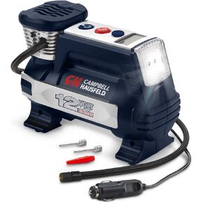 Powerhouse Digital Inflator, Portable Compressor, Auto Shut-Off, 12V 100 PSI & Safety Light (Campbell Hausfeld AF011400)