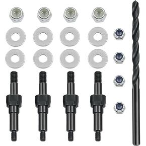 Metal Steel Shock Standoff Kit Shocks Mount Set Compatible with 1/8 1/7 Arrma 6S BLX 4WD Typhon Kraton Outcast Mojave Notorious Infraction Felony Talion Limitless 6S BLX Upgrades Parts