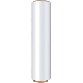 18 Inch Stretch Wrap Roll, Heavy Duty 1500ft Shrink Wrap Roll, Clear 80 Gauge Industrial Strength Stretch Film, Plastic Wrap for Pallet Wrapping Shipping Moving(4 Pack)