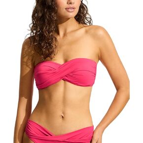 Seafolly Women's Standard Twist Bandeau Bikini Top Swimsuit Swimwear