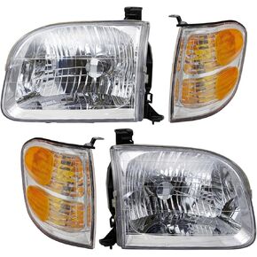 TRQ Lighting Kit Compatible with 2001-2004 Toyota Sequoia 2000-2004 Tundra