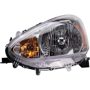 TRQ Left Headlight Assembly Compatible with 2014-2020 Mitsubishi Mirage