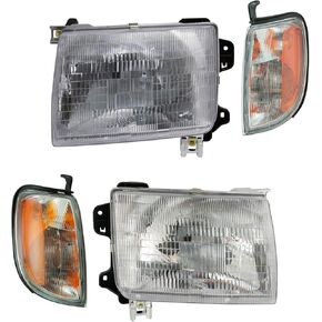 TRQ Lighting Kit Compatible with 1998-2000 Nissan Frontier 2000-2001 Xterra