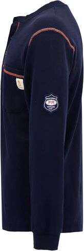 قمصان BOCOMAL FR قمصان مقاومة للهب FR T قميص NFPA2112/CAT2 7oz قمصان رجالية بأكمام طويلة مقاومة للحريق قمصان هينلي in Kuwait