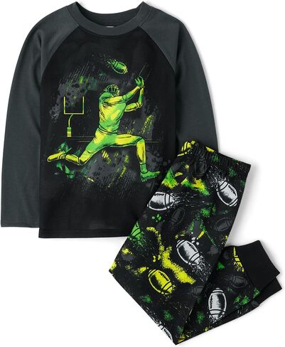 The Children's Place Boys' Long Sleeve Top and Pants 2 Piece Pajama Set in Saudi Arabia