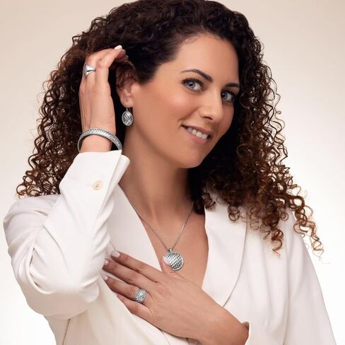 JEAN RACHEL JEWELRY سوار من الفضة الإسترليني عيار 925 للنساء - سوار مبطن بتصميم كلاسيكي - لا يسبب الحساسية، خالي من الرصاص والنيكل - مجموعة مصنوعة يدويًا in Kuwait