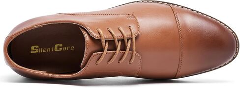 SILENTCARE Men's Dress Oxford Shoes Classic Lace Up Formal Shoes in Saudi Arabia