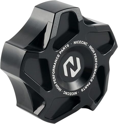 NICECNC Aluminum Gas Fuel Cap Compatible with Polaris RZR XP 1000 900 Turbo, Sportsman 570 550 850 400 450 500 1000 XP, Scrambler XP 850 1000, Trail Boss 330 Trail Blazer 330, 5433687 2520957 Black in Saudi Arabia
