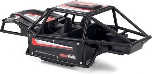 INJORA 61g Nylon Buggy Body Shell Chassis Kit for 1/18 RC Crawler TRX4M Upgrade(Black) in Saudi Arabia