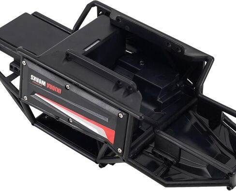 INJORA 61g Nylon Buggy Body Shell Chassis Kit for 1/18 RC Crawler TRX4M Upgrade(Black) in Saudi Arabia