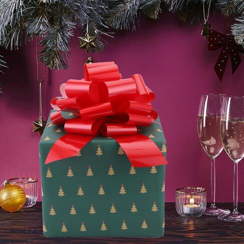 Large 12" Pull Bow, 2 Pcs Gift Bow for Present, Wrapping, Bikes, Appliances, Christmas, Parties, Decorations on Tables (Light Blue) in Kuwait