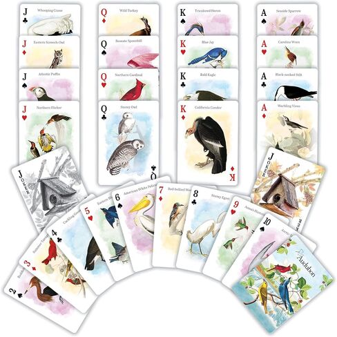 MasterPieces Officially Licensed Audubon Playing Cards - 54 Card Deck for Adults in Saudi Arabia