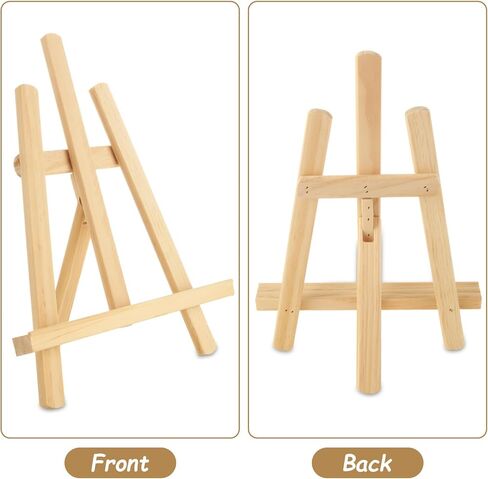 8 عبوات من الحوامل الخشبية مقاس 11 بوصة، حامل حامل للوحات الرسم والفنون والحرف اليدوية، حوامل الطاولة لعرض حامل لافتة صور قماشية محمولة in Kuwait