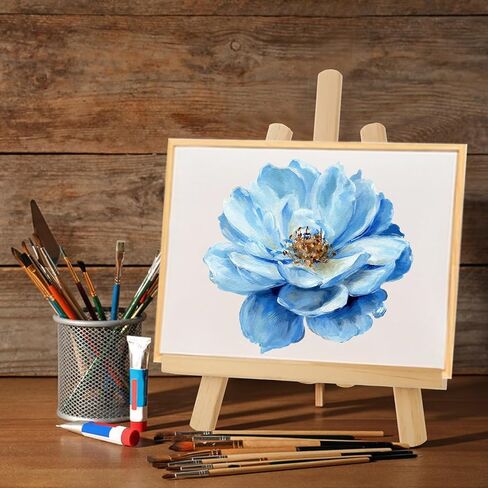 8 عبوات من الحوامل الخشبية مقاس 11 بوصة، حامل حامل للوحات الرسم والفنون والحرف اليدوية، حوامل الطاولة لعرض حامل لافتة صور قماشية محمولة in Kuwait