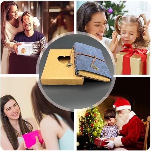 ThxMadam Vintage Notebook A5 Leather Cover Writing Notebook Loose Leaf Travel Journal Diary Refillable Sketchbook with 200 Kraft Pages/100 Sheets and 1 PVC Zipper Pocket Gift for Man Woman Student in Saudi Arabia