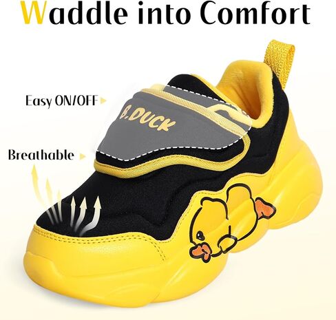 B.Duck Toddler Shoes for Girl and Boy [Warm and Cozy] Kids Shoes Toddler Sneakers Girls Shoes Toddler Sneakers for Toddler/Little Kid Shoes in Saudi Arabia