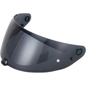 Helmet Visor Replacement Face Shield for HJC HJ-31 i70/i10 Anti-Fog Pinlock Ready Shield Visor Wind Shield Helmet Lens (Dark Smoke)