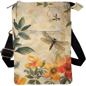 Crossbody Messenger Bag for Women Small Sling Bag Canvas Shoulder Bag Wallet Purse