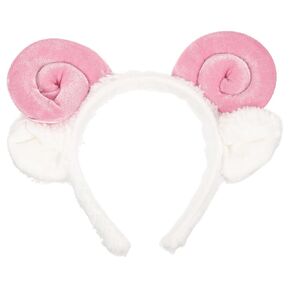 Sheep Headband Horns And Ears Animal Hair Bands Hair Hoops Headdress Sheep Costume Accessories Party Favors Yellow